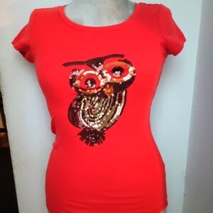 Ando Store Orange Owl shirt
